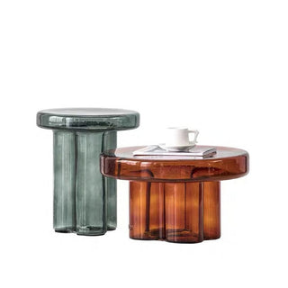 Green and orange coffee table