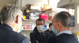 Visite EMacron_laboJLcasanova